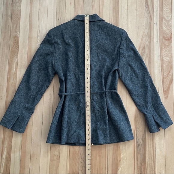 Apostrophe Paris Gray Wool Blend Blazer Jacket - Sz EU 38 (S) - Picture 13 of 16